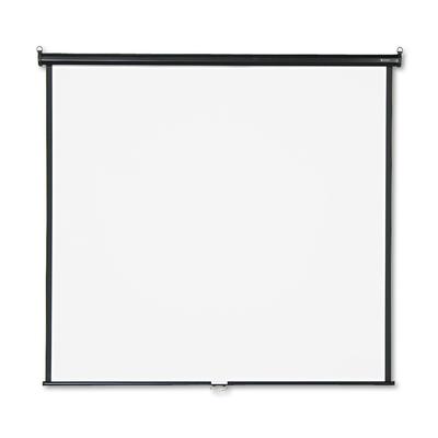 Quartet Wall or Ceiling Projection Screen, 70 x 70, White Matte Finish (QRT670S)