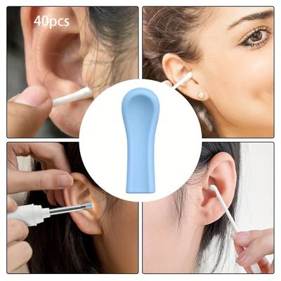 TEMU 40pcs Soft Ear Spoon Set, Gentle Ear Wax Removal Tools, No Battery Needed, Safe For Sensitive Ears, Ear Care Accessories