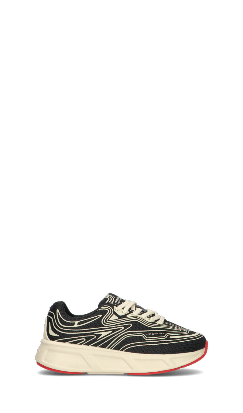 FESSURA Sneaker donna nera/bianca