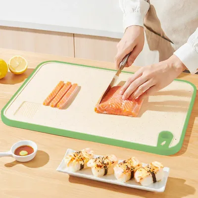 Household Double-Sided Cutting Board Antibacterial Anti-Mold Cutting Board Kitchen Fruit Knife