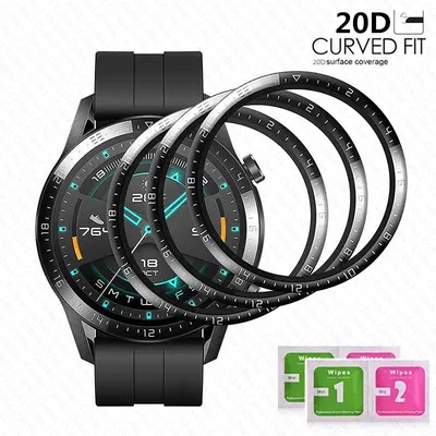 20D Curved Edge Tempered Glass For Huawei Watch GT2 Pro GT3 GT 2 3 46MM Screen Protector Protective