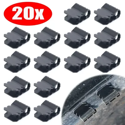 Car Mudguard Fixing Clips Auto Engine Guard U-shaped Buckle Clamp Motorcycle Truck Fender Metal