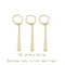 Earrings for Roronoa zoro cosplay One piece cosplay earrings