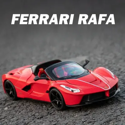 Simulation 1:22 Convertible Ferrari Rafa Alloy Diecast Car Model Collection Metal Model Decoration