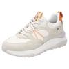 Keilsneaker RIEKER SPORT "Bel Air", Damen, Gr. 37, beige (sanftes weiß, creme), Textil, Lederimitat, sportlich, Schuhe Sneaker, Freizeitschuh, Halbschuh, Schnürschuh mit herausnehmbarem Fußbett, Topseller