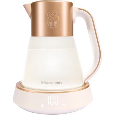 RUSSELL HOBBS Wasserkocher "Calm 27450-70", braun (glas, kupfer), B:21,7cm H:28cm T:24,1cm, Wasserkocher, mit Temperatur