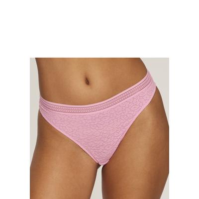 String LASCANA, Damen, Gr. 48/50, pink, Spitze, Obermaterial: 85% Polyamid, 15% Elasthan, Unterhosen, aus Spitze in Leo-