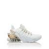 Sneaker PLEIN SPORT "Tiger Attack//Gen.x.04", Gr. 36, Normalschaft, 0116, weiß, gold, Schuhe