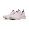 Laufschuh PUMA "Softride Premier Slip-On Strick-Laufschuhe Damen", Gr. 40.5, rose mauve warm weiß gold pink metallic, Obermaterial: Synthetik, Textil; Futter: Textil; Innensohle: Textil; Laufsohle: Synthetik, Gummi, Schuhe