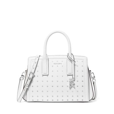 Michael Kors Laila Small Satchel - Optic White
