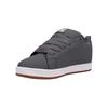 Sneaker DC SHOES "COURT GRAFFIK", Gr. 46, grau, weiß, Leder, sportlich, Schuhe