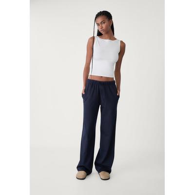 Stradivarius Jogger trousers with cord Navy blue XL