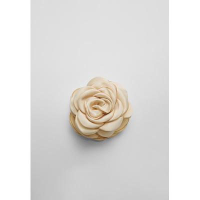 Stradivarius Maxi flower hair clip Ecru OS