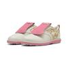 Golfschuh PUMA "PUMA x DANI DAZEY Avant Golfschuhe Damen", Gr. 40, warm weiß magic rose sunny gelb pink, Obermaterial: Kuhleder, Synthetik, Textil; Futter: Synthetik, Textil; Innensohle: Textil; Laufsohle: Gummi, Schuhe