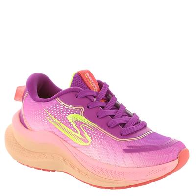 Skechers Max Cushioning Ascend-Aura Speed 303665L - Girls 2 Youth Purple Sneaker Medium