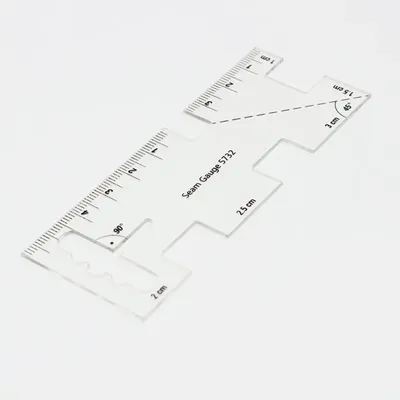 1pc Acrylic Quilting Ruler 5732 Patchwork Clothing Ruler Mini Sewing Quilting Tools Sewing Accessories Hardware Fittings