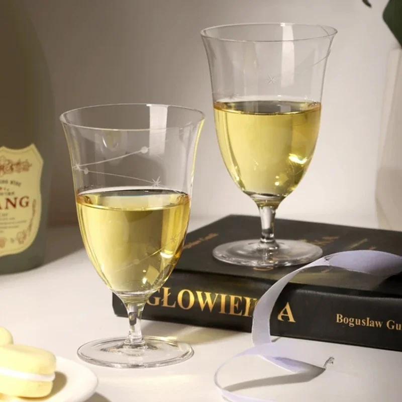 Japanisches Kristallglas Cocktail süßes Weinglas Sammlung Zeit handgemachtes hochfüßiges Weinglas Image
