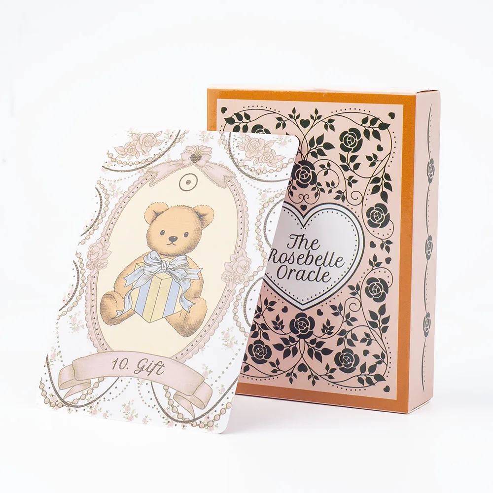 10,2 * 7,2 cm Die Rosebelle Oracle-Karten, eine 65-Karten, englische Version, Oracle Deck, Wahrsagerei, Party, Desktop-Spielzeug, Unterhaltung Image
