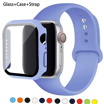 Glas + Gehäuse + Armband für Apple Watch Band 42 mm 44 mm 41 mm 40 mm 38 mm 45 mm Image