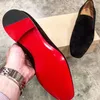 Neu in roten unteren Schuhen für Männer Slipper Herde solide Slip-On Party Männer Kleid Schuhe Größe 38-48 versand kostenfrei Herren schuhe