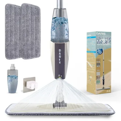 Spray Mop Besen Set Magische Flache Mops für Boden Hause Reinigung Werkzeug Besen Haushalt mit Wiederverwendbare Mikrofaser Pads Rotierenden Mopp
