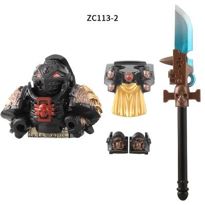 TEMU 1 Set Moc Accessories For 1.77-inch Action Figures - Abs Material, Includes , Armor, Weapons, Helmets, Ideal For Customization, Collectors, Ages 14+