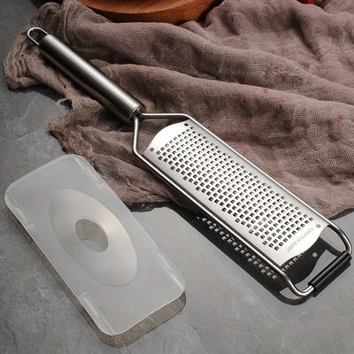 TEMU 1pc Stainless Steel Cheese Grater, Multi-functional For , Garlic, Ginger, Vegetables, Kitchen Gadget For Home Use