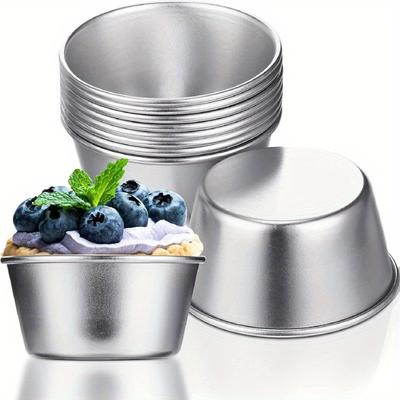 TEMU Set Pot Aluminum Pudding Cup , To Demold, Suitable For Cakes, Egg Tarts, Etc., An For Christmas