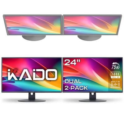 TEMU By Dual Monitor Setup - 2-pack 24