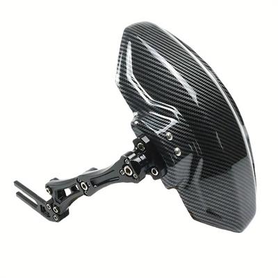 TEMU Motorcycle Adjustable Carbon Fiber Aluminium Alloy Rear Wheel Mudguard Universal Extender Accessories