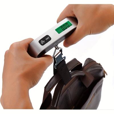 TEMU Hanging Luggage Scale, , Laboratory Supplies, School Scale Accessories, Digital Luggage Scale, Portable Travel Accessories, 220 / Lcd Luggage Scale