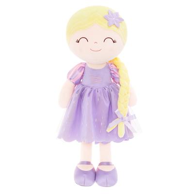 TEMU Spring Princess Plush Doll - Fairy Companion With & Purple Dress, Perfect Gift For Girls, Birthday Parties, And Holiday Decor (battery Not Included), Party Decoration | | Quality