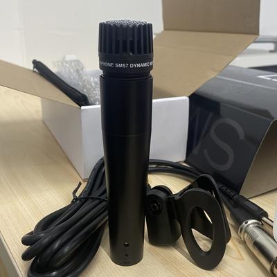 TEMU Microphone - Professional Handheld Wired Mic For Stage, Karaoke & Vocal Recording, 6.35mm Jack, Black With Accessories (no Battery Required)