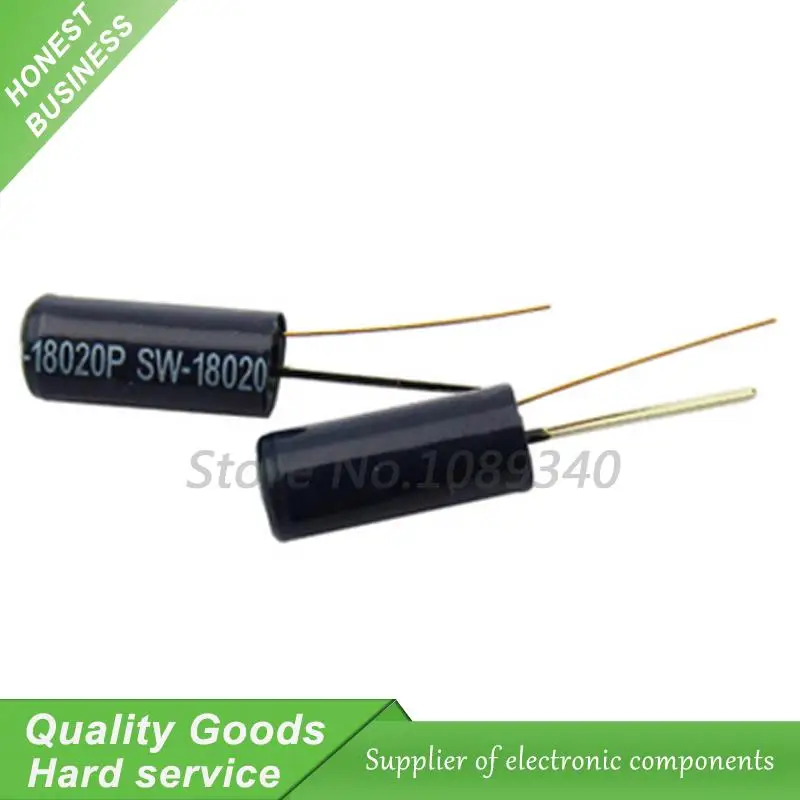 20pcs SW-18020P elektronisches Schütteln Vibrations sensor Schalter schwarz heiß neu Image