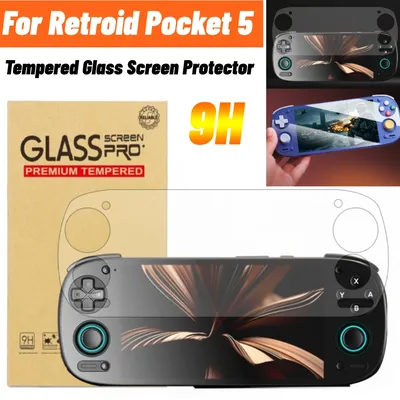 Für Retroid Pocket 5 Displayschutzfolie aus gehärtetem Glas, 9 Stunden kratzfeste Schutzfolie für Image