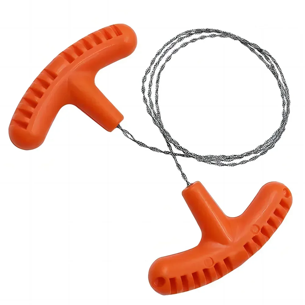 Manuelle Stahlseil-Kettensäge – tragbare Überlebensausrüstung für Notfälle, Camping und Reisen Image