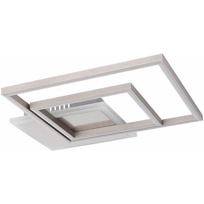 Led Deckenleuchte eckig Designleuchte Metall Deckenlampe Modern, 30W 1820Lm warmweiß, LxBxH Image