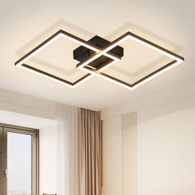 Gbly - Deckenlampe led Deckenleuchte Schlafzimmer - 24W Wohnzimmerlampe Warmweiß Küchenlampe Modern Image