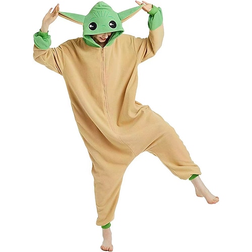 Karnevalskostüm 2026 Tier Zeichentrick Karneval Kigurumi-Pyjamas Ausgefallene Kostüme Onesie-Kostüm Warm Lustiges Kostüm Bequem Erwachsene Unisex Männer und Frauen Halloween Karneval Neujahr Party Image