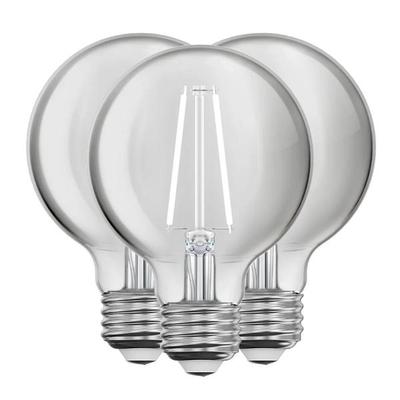 Feit Electric 36055 - DIM G25 CL 40W 27K WFIL 3PK Globe Style Antique Filament LED Light Bulb