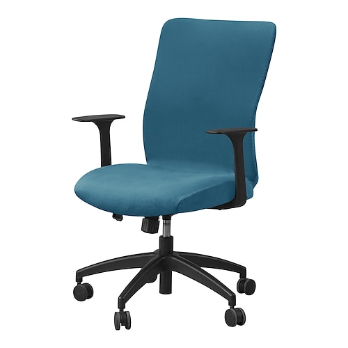 Stretch-Bezug für Bürostühle aus Samt – weich, abnehmbar waschbar Image
