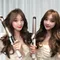 Temperature Setting Electric Hair Curler Straightener Long Curling Tong Wand 9-38mm Professional