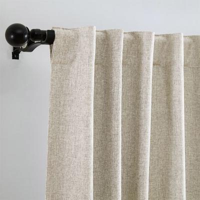 Ladora Curtain Panel, 52 x 95, Natural