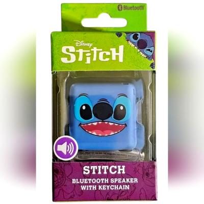 Disney Portable Audio & Video | Disney Stitch Bluetooth Speaker With Keychain | Color: Blue/Green | Size: 1.3 Inch