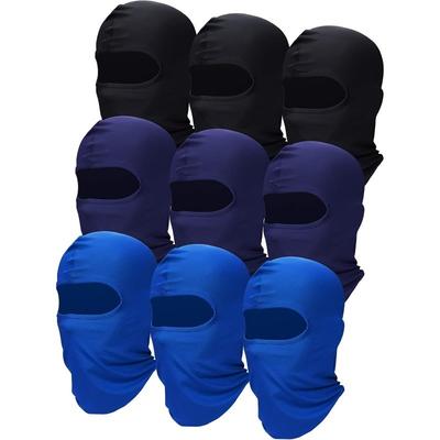 TEMU 9pcs Outdoor Sports Cycling Headwear Hat Sunscreen Mask Bicycle Neck Breathable Bicycle Headwear Headcover Headscarf