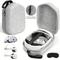 TEMU Sarlar Hard Travel Bag, Textile, Lightweight And Portable, Compatible With Pro//oculus Quest 2/quest 3/3s And Accessories