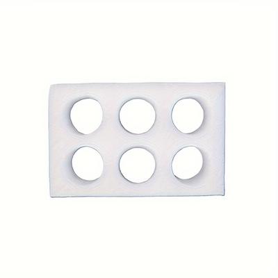 TEMU 6-hole Beverage Delivery Carrier For Cups - Sturdy Foam And Coffee Cup Holder Tray For Food Service And Transport