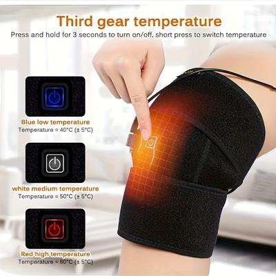 TEMU Heat Massager, For Relaxation, Massager, Thermal Bag, Suitable For Men, Women And The Elderly, Black