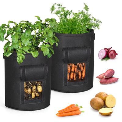 TEMU Potato Grow Bags, 2 Pack Garden Planting Bag With Reinforced Handle, Thickened Nonwoven Fabric Pots For Tomato, Vegetable And Fruits