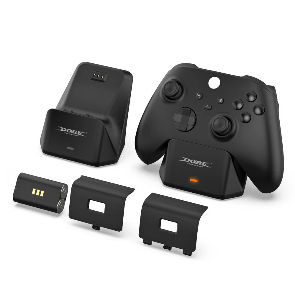 For Xbox One S X Gamepad Charging Base With Battery And Battery Cover Charge Kit For Xbox Serise S X Controller Charging Dock
